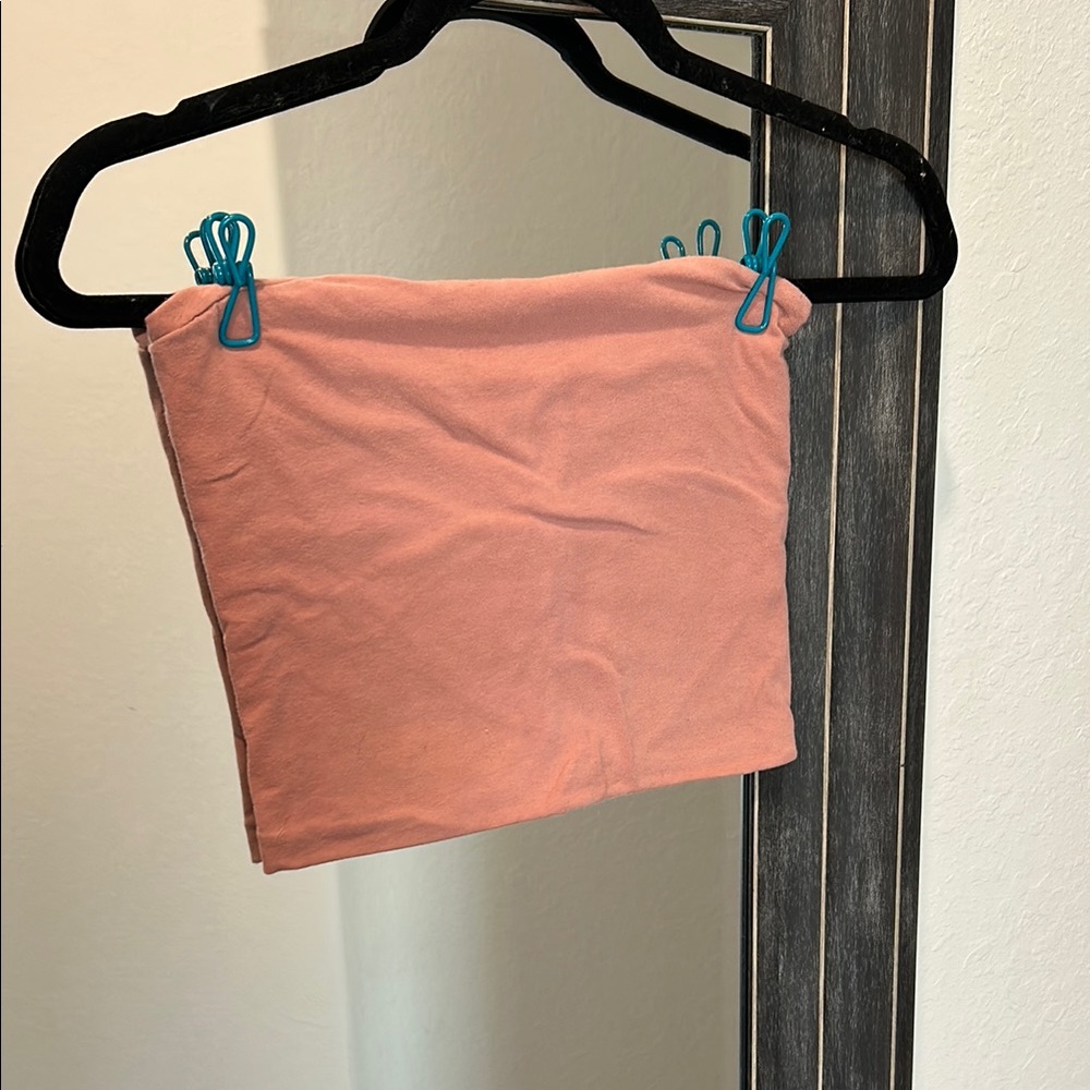 vintage brandy melville pink tube top